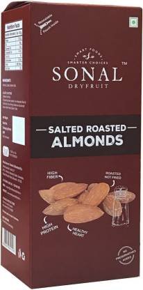 Sonal Salted Roasted Almonds, 200 g Box