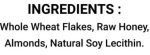 True Elements Wheat Flakes - Honey & Almonds, 400 g
