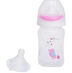 Vauva Wide Neck Impru-Hold Bottle With Extra Nipple Inside, 150 ml