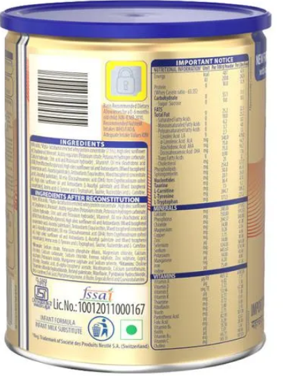 S-26 Gold Infant Formula Powder - Upto 6 months, Stage-1, 400 g Tin Pack