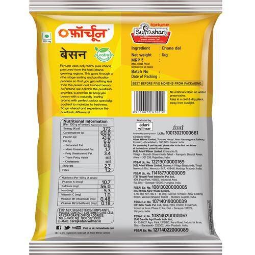 Fortune Besan - Channa, 1 kg Pouch