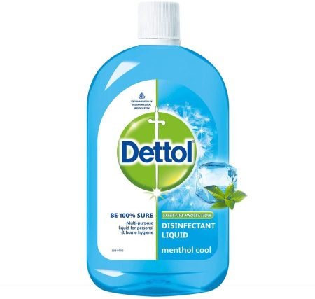 Dettol Liquid Disinfectant for Multi-Purpose Germ Protection - Menthol Cool, 500 ml