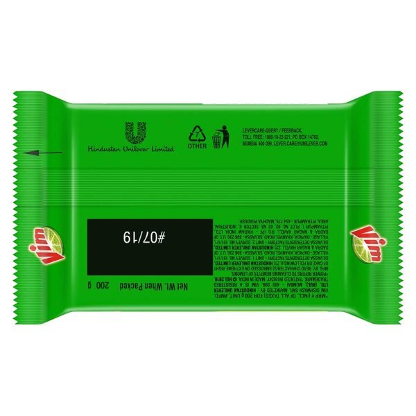 Vim Dishwash Bar - Lemon, 200 g (Pack of 3)