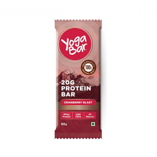 Yoga bar Whey Protein Bar - Cranberry Blast, 50 g