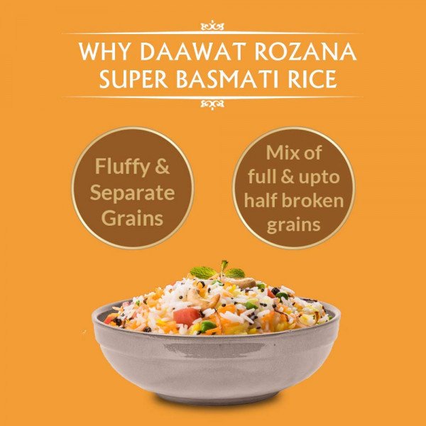 Daawat Basmati Rice - Rozana Super 5kg