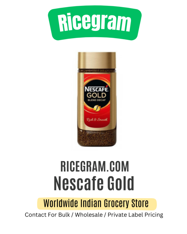 Nescafe Gold Gold - Blend Decaf Coffee Powder, Imported, 100 g Glass Jar