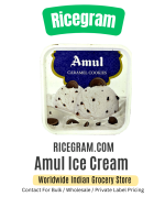 Amul Ice Cream - Caramel Cookies, 1 L Box
