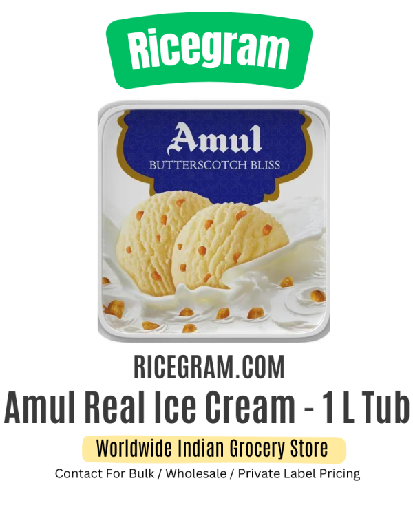 Amul Real Ice Cream - 1 L Tub