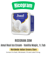 Amul Real Ice Cream - Vanilla Magic, 1 L Tub