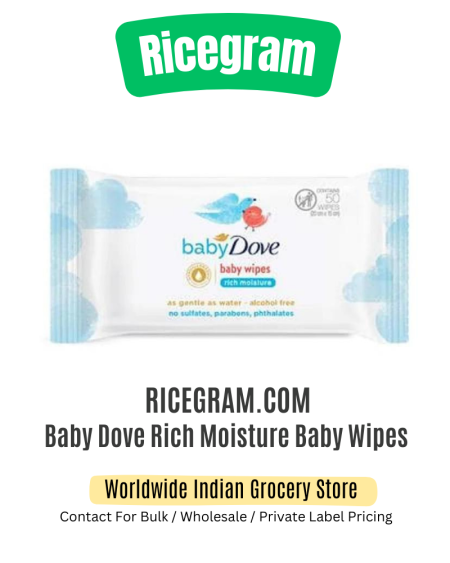 Baby Dove Rich Moisture Baby Wipes, 50 Pulls
