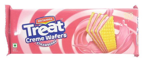Britannia Treat Wafers - Strawberry 75g