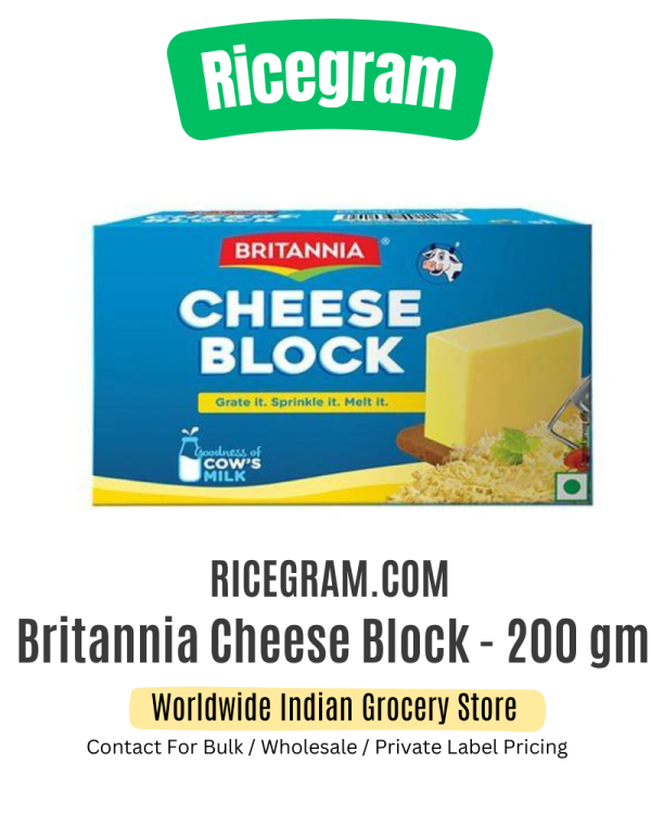 Britannia Cheese Block - 200 gm (Carton)