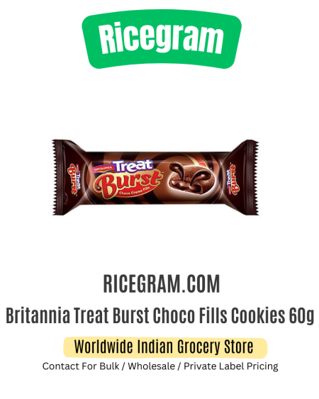 Britannia Treat Burst Choco Fills Cookies 60g