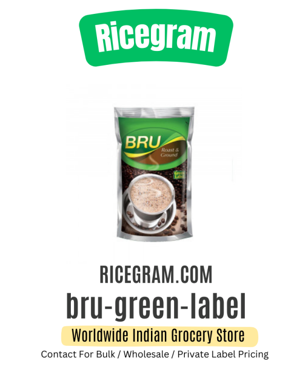 Bru Green Label – Poly Pack – 500gm