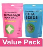 By Nature Himalayan Pink Salt 400 g + Chia Seeds 100 g, Combo 2 Items