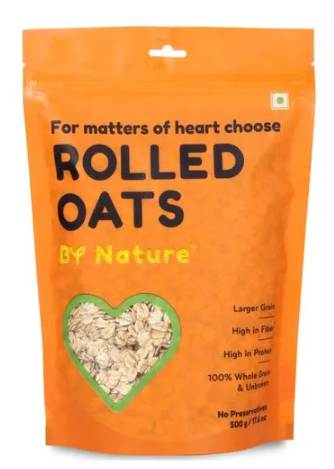 By Nature Oats - Rolled, 500 g