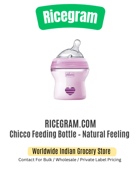 Chicco Feeding Bottle - Natural Feeling, Pink, 0m+, 150 ml