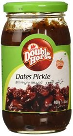 Double horse Dates Pickle, 400 g Bottle