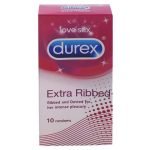 Durex Extra Ribbed Condoms 10 pcs