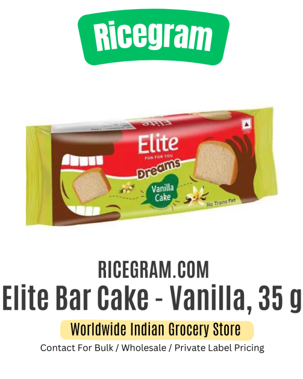 Elite Bar Cake - Vanilla, 35 g
