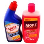 Expelz Plus Toilet Cleaner with Mopz Exoctic Floral Surface Cleaner Combo Pack