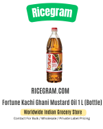 Fortune Kachi Ghani Mustard Oil 1 L (Bottle)
