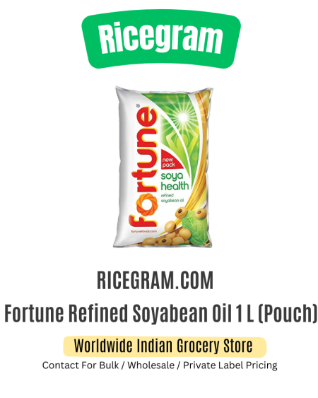 Fortune Refined Soyabean Oil 1 L (Pouch)