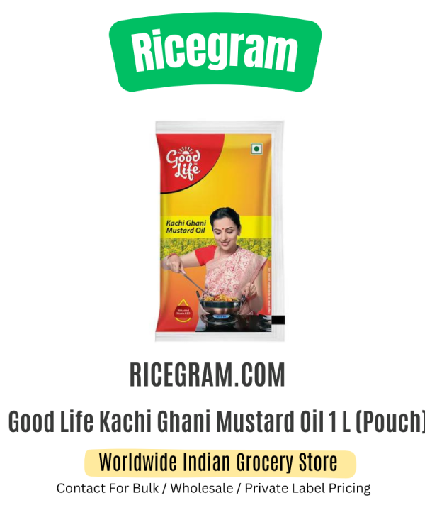 Good Life Kachi Ghani Mustard Oil 1 L (Pouch)