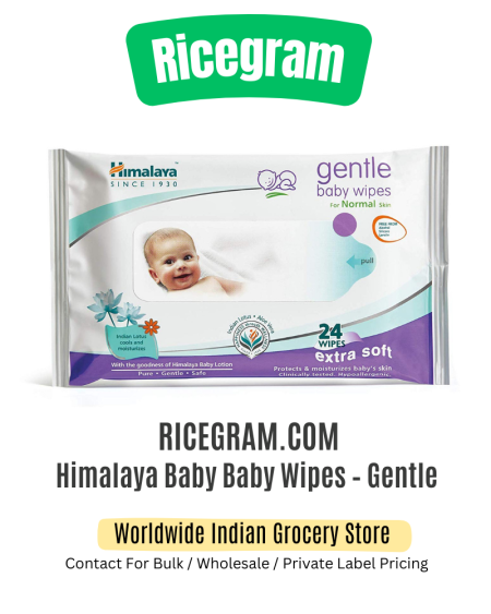Himalaya Baby Baby Wipes - Gentle, 24 pcs