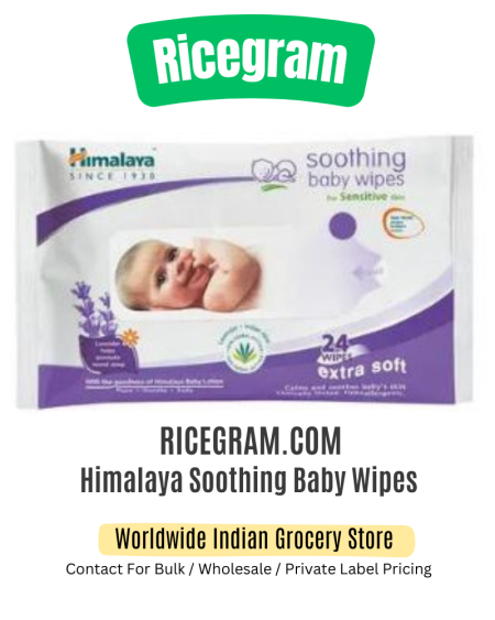 Himalaya Soothing Baby Wipes, 24 pcs