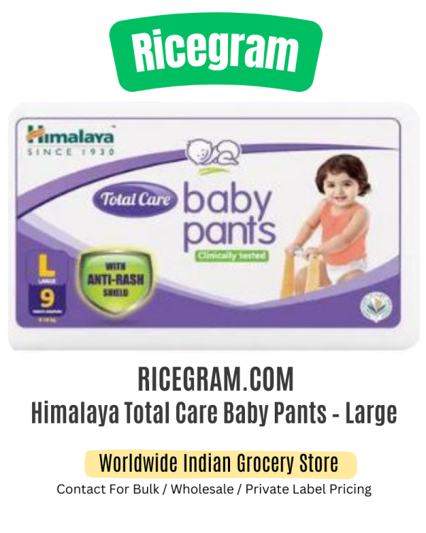 Himalaya Total Care Baby Pants - Large, 9S, 9 pcs