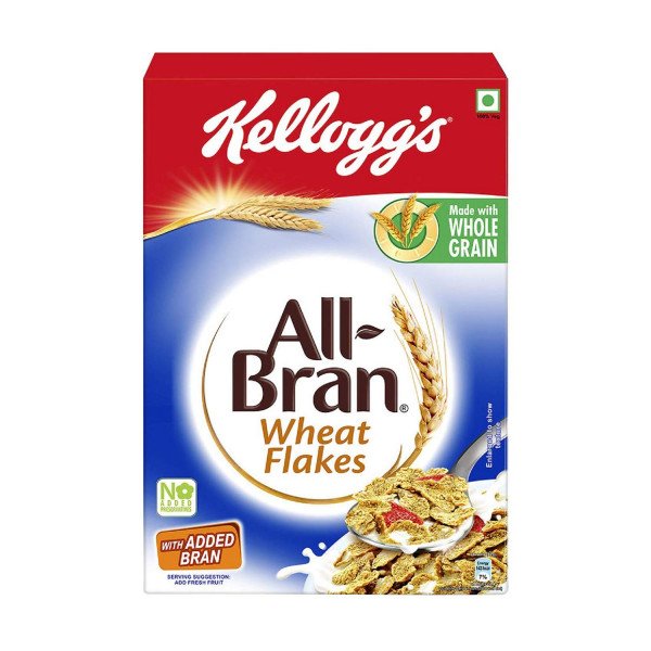 Kelloggs Wheat Flakes - All Bran, 425 g Carton