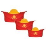 Milton Jr Casserole - Insulated, Plastic, Gift Set, Red, Regalia, 3 pcs
