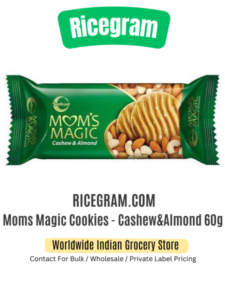 Moms Magic Cookies - Cashew & Almond Biscuits 60g