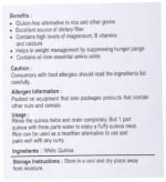 NUTRIWISH Gluten-Free White Quinoa - Premium, 1 kg