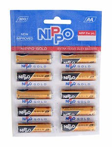 Nippo Battery - AA, Gold, 1.5V, 3DG, 10 pcs