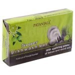 Patanjali Lemon and Wood Ash Super Dishwash Bar