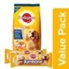Pedigree Daily Food for Adult Dogs Meat & Rice 3 kg + Jumbone Treat Chicken & Rice 200G