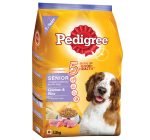 Pedigree Dry Chicken & Rice (Senior) 1.2 kg+ Wet Chicken & Liver Chunks (Adult) 80gm (15Packs)