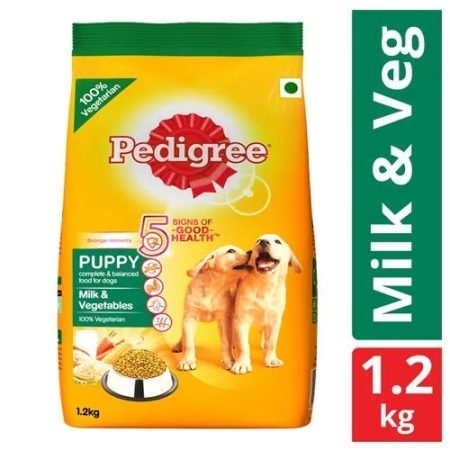 Pedigree Dry Dog Food - Milk & Vegetables, For Puppy, 1.2 kg