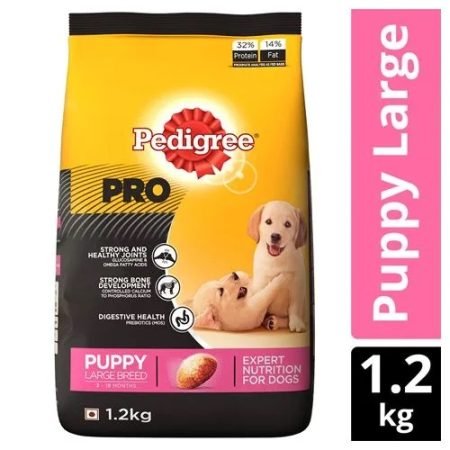 Pedigree Pro - Expert Nutrition For Large Breed Puppy, 3-24 Months, 1.2 kg