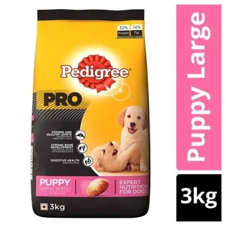 Pedigree Pro - Expert Nutrition For Large Breed Puppy, 3-24 Months, 3 kg