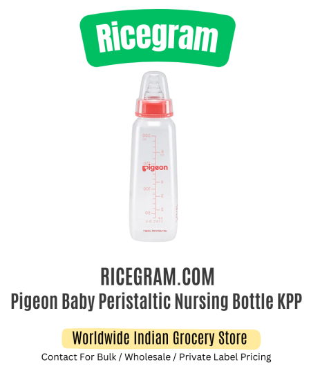 Pigeon Baby Peristaltic Nursing Bottle KPP - With Nipple, Medium, Red, 200 ml