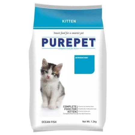 Purepet Cat Food - Ocean Fish, Kitten, 1.2 kg