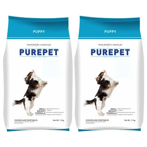 Purepet Dog Food - Chicken & Vegetable, Puppy Dog, 1.1 kg