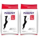 Purepet Dog Food - Meat & Rice, Adult Dog, 1.1 kg