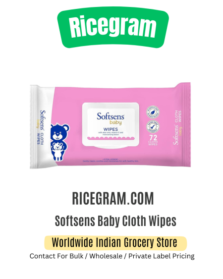 Softsens Baby Cloth Wipes 80 pcs