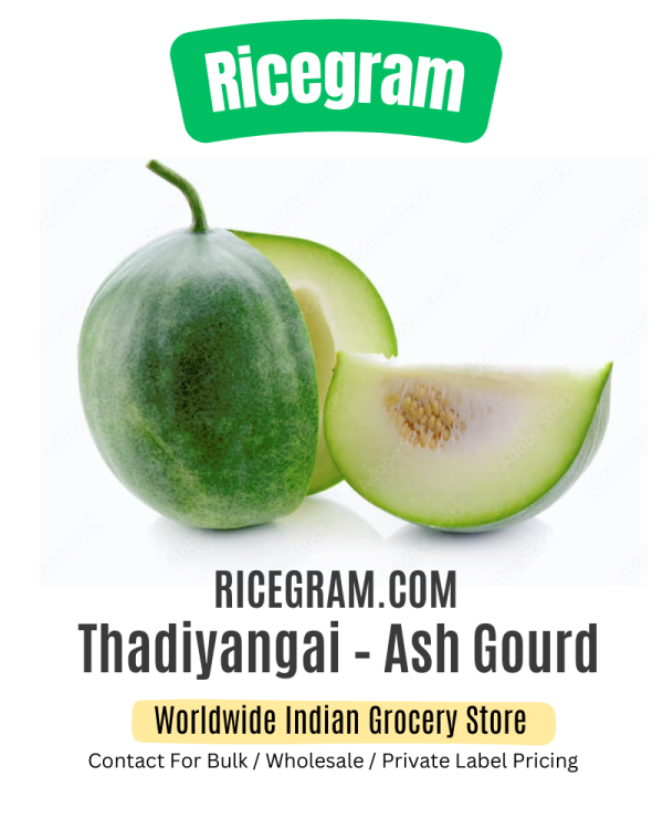 Thadiyangai – Ash Gourd