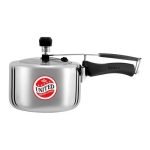 United Aluminium Pressure Cooker - With Silicone Soft Touch Handle, Cibo X1, Silver, 3 L