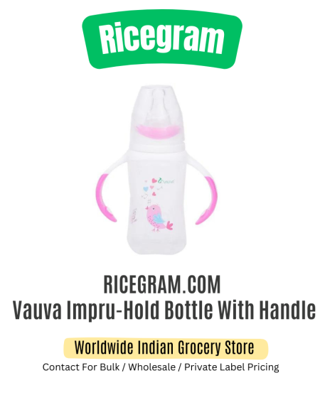 Vauva Impru-Hold Bottle With Handle, 125 ml